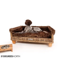 51 Degrees North Rattan Cover Bed -Hondenbenodigdheden Winkel 51 degrees north rattan cover bed 212411 1000 none