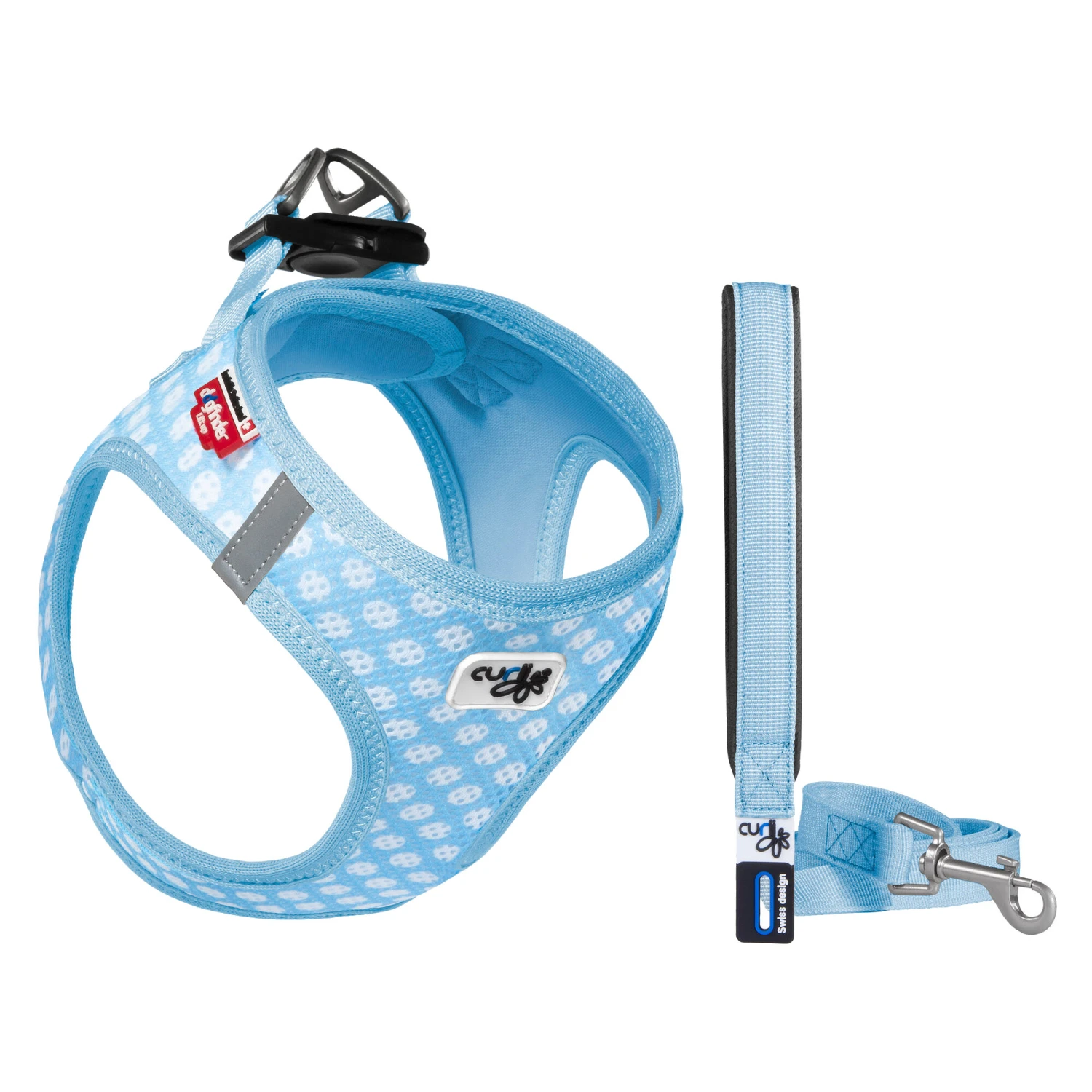 Curli Vest Harness Air-Mesh & Leash Puppy Set - Afbeelding 18