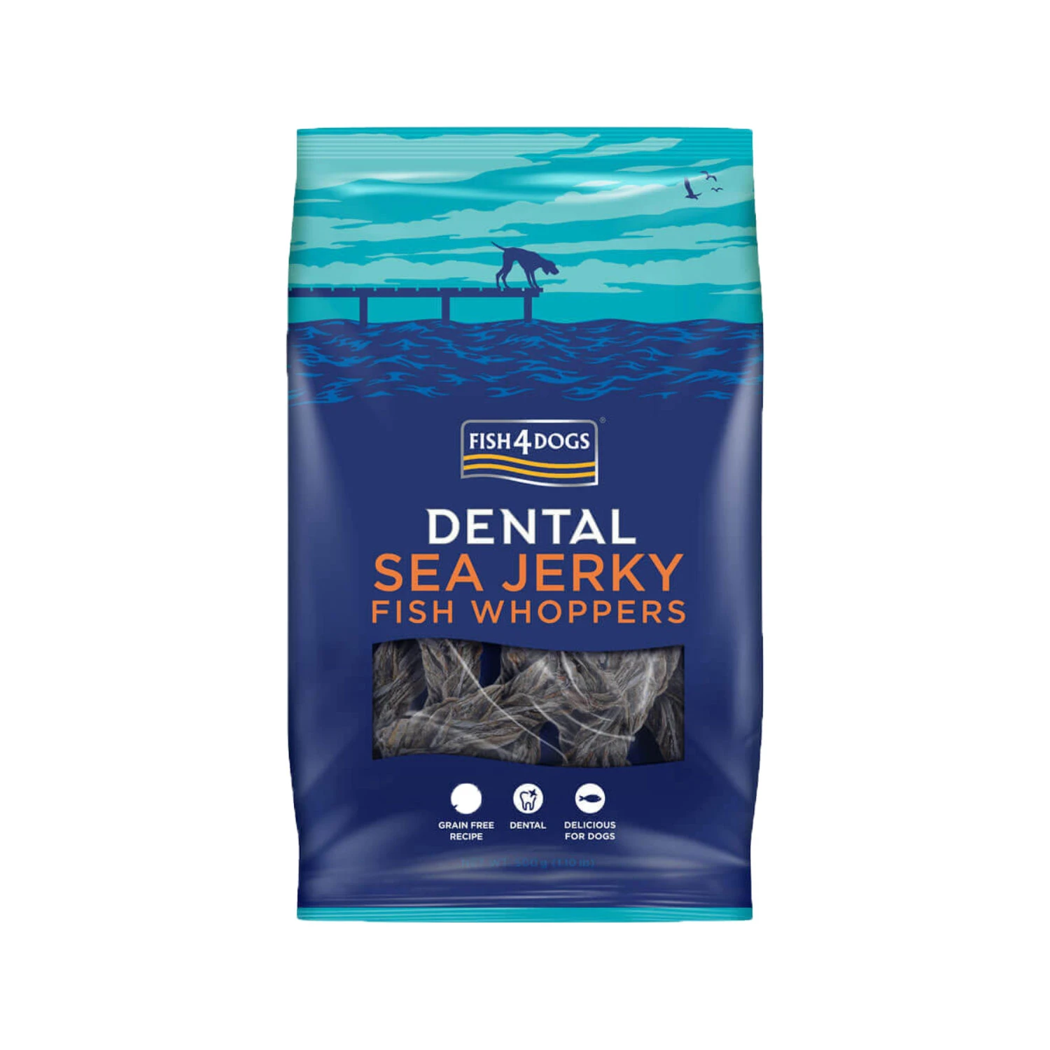 Fish4Dogs Dental - Sea Jerky Fish Whoppers 3 Fish4Dogs Dental - Sea Jerky Fish Whoppers