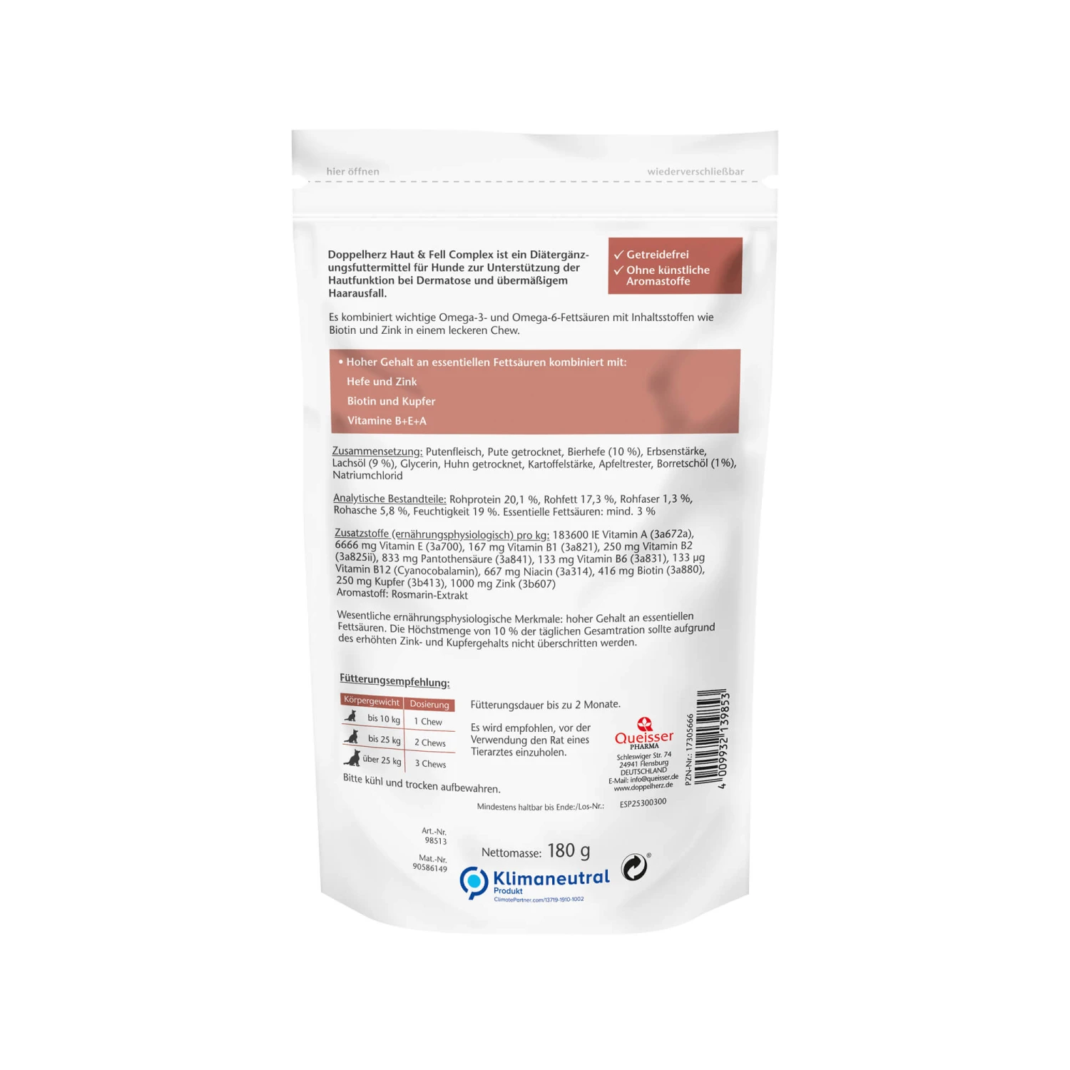 Doppelherz Huid & Vacht Complex Voor Honden 9 Doppelherz Huid & Vacht Complex Voor Honden - Afbeelding 7