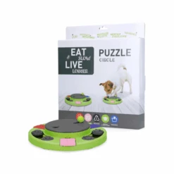 Eat Slow Live Longer Puzzle Antischrok Voerbak -Hondenbenodigdheden Winkel eat slow live longer puzzle circle 136177 0500 none