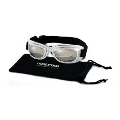 Dogoptics Hondenzonnebril Biker - Silver Frame & Mirror Lens -Hondenbenodigdheden Winkel fd39a779b47fab36da2902a1b3bfd7f2811b53ae06d7523689d99e0b1b302956 3