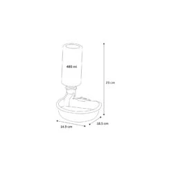 Flamingo Drinkfles Diza -Hondenbenodigdheden Winkel flamingo drinkfles diza 222563 1500 none