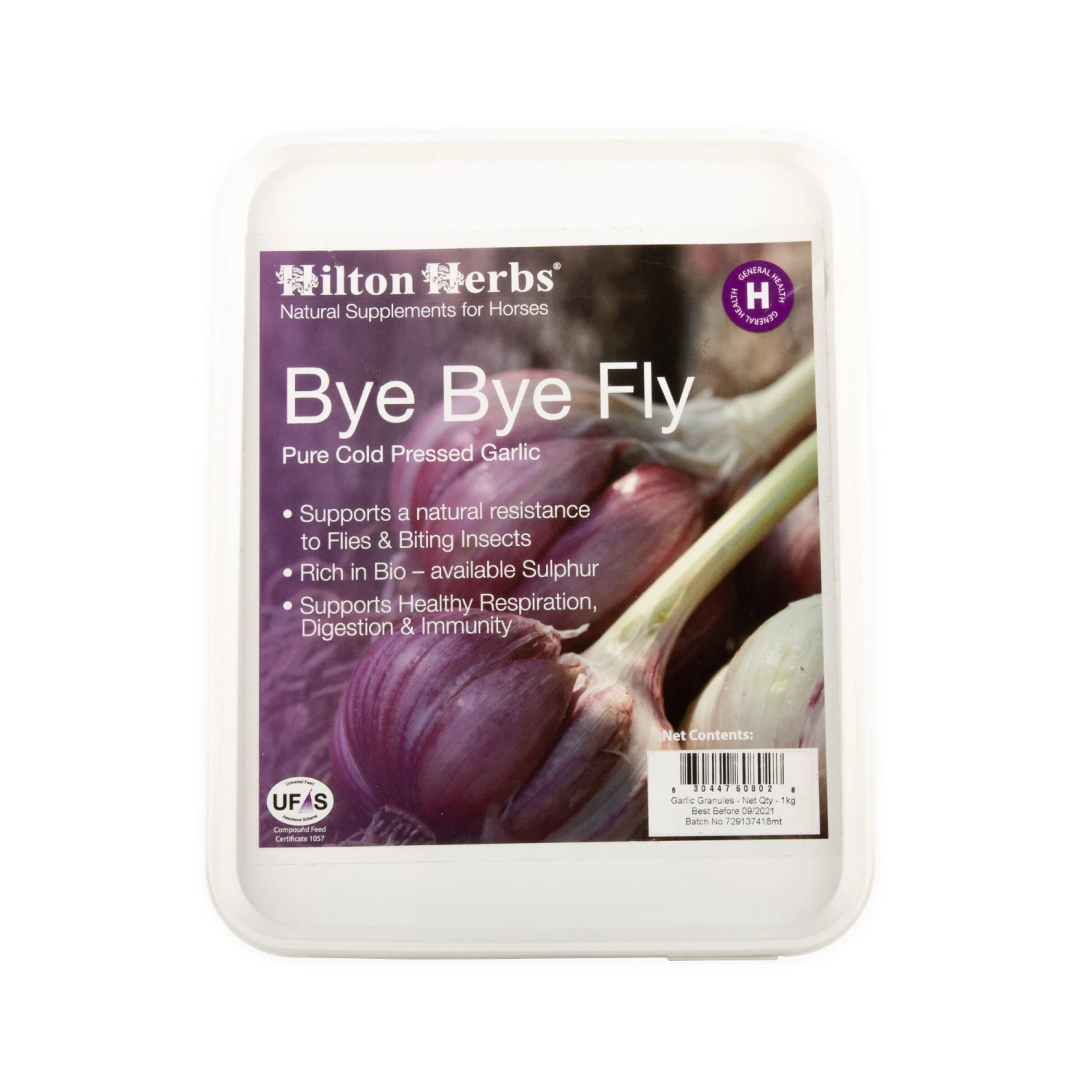 Hilton Herbs Bye Bye Fly Knoflook Granulaat 4 Hilton Herbs Bye Bye Fly Knoflook Granulaat - Afbeelding 2