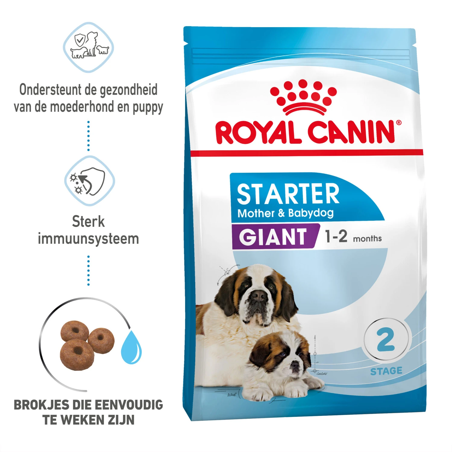 Royal Canin Giant Starter Mother & Babydog - Hondenvoer 4 Royal Canin Giant Starter Mother & Babydog - Hondenvoer - Afbeelding 2